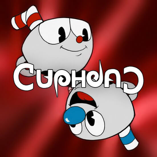 Ambigram for the game Cuphead (2017).